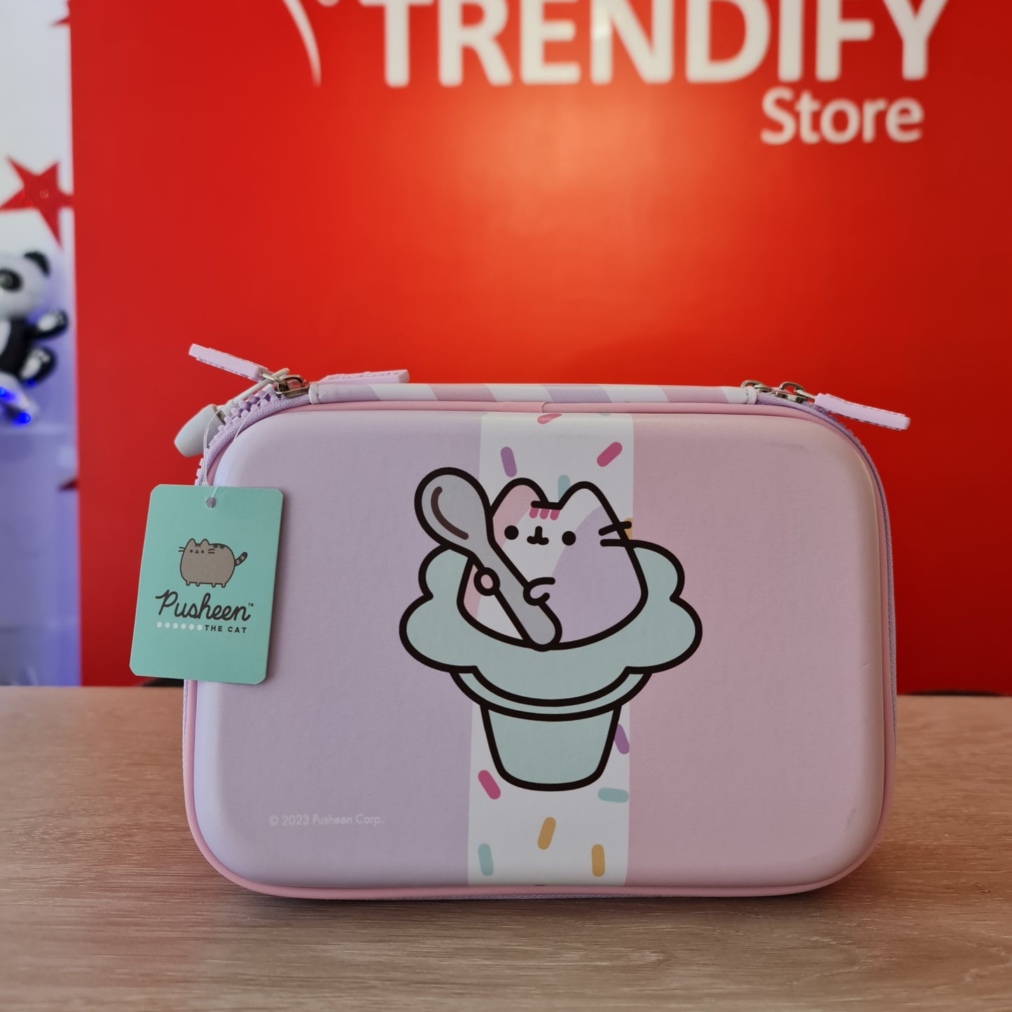 Estuche Pusheen doble cierre eva