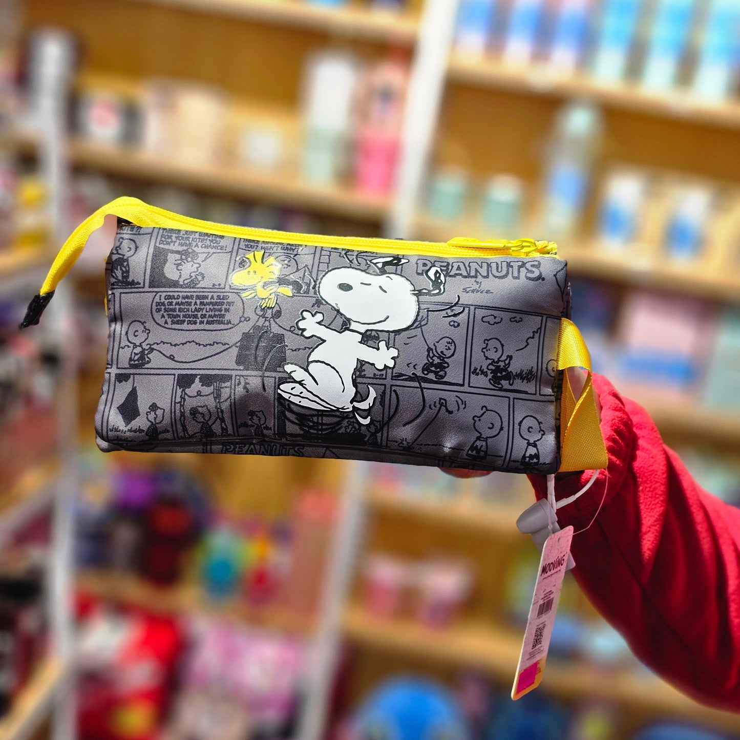 Estuche para Lápices Cuádruple Snoopy