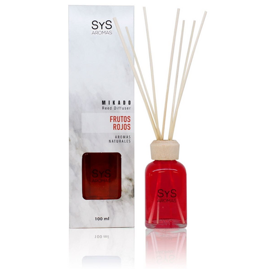 Ambientador Mikado Mármol SyS 100ml Frutos Rojos