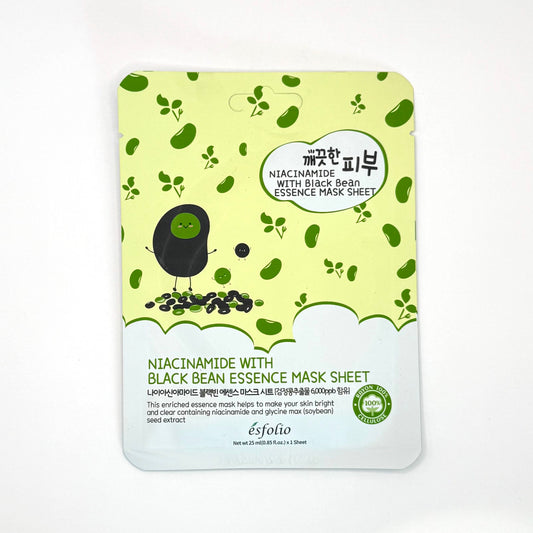 Mascarilla Facial Niacinamide con Frijol Negro  🌿✨