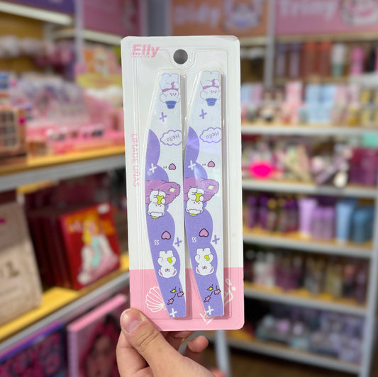 Lima De Uñas Con Ositos Blancos