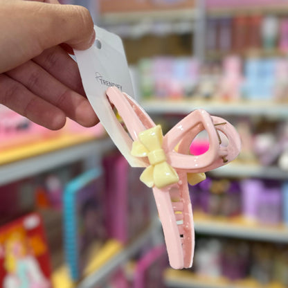 Pinza De Pelo Rosada