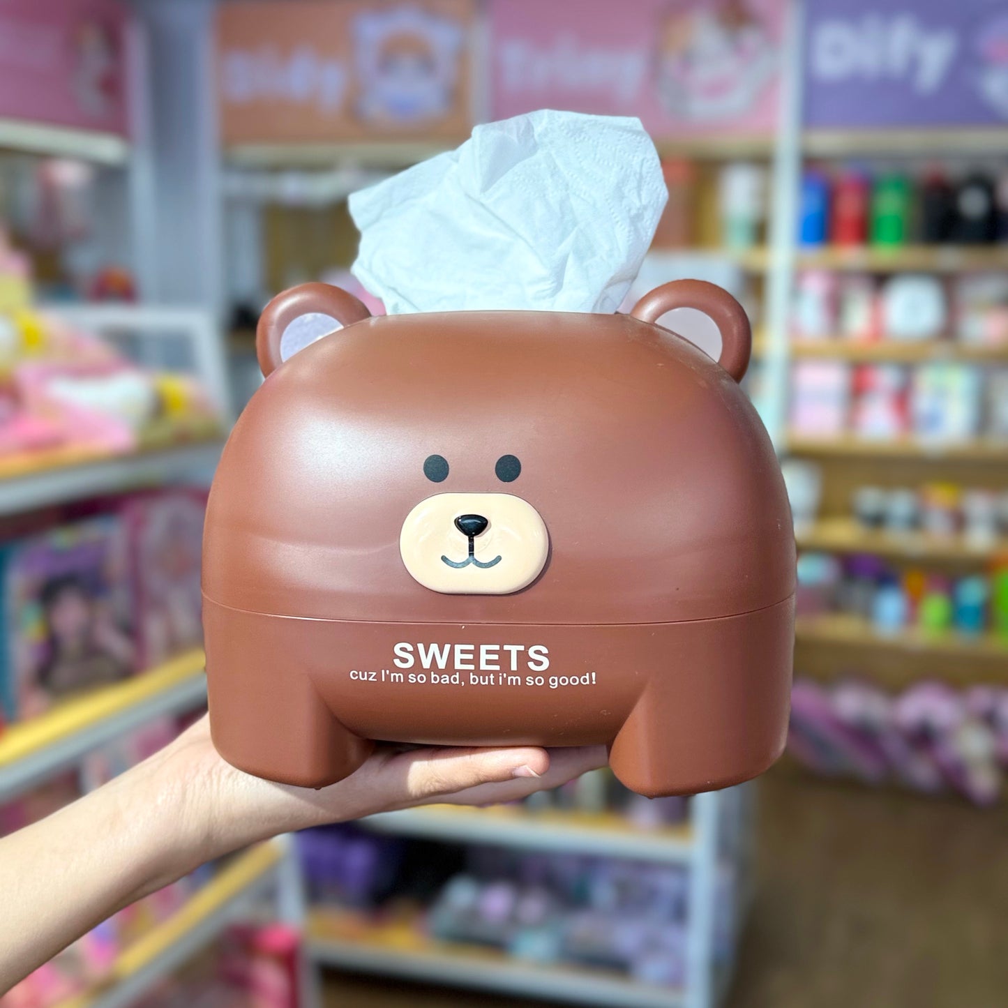 Porta Pañuelos Kawaii Oso
