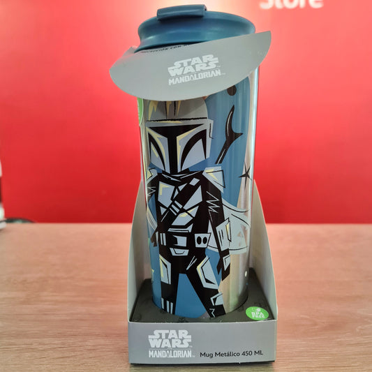 Mug Metálico Mandalorian Star Wars