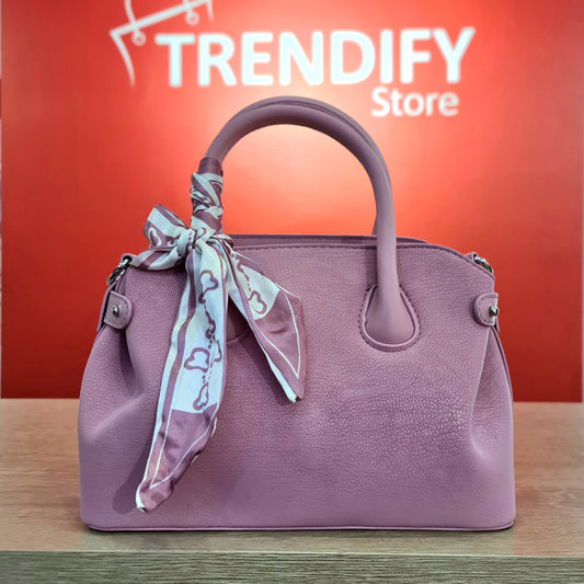 Cartera Rosada con Pañuelo