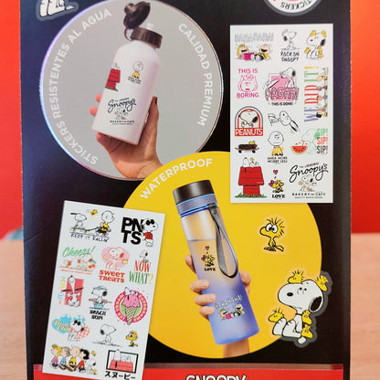 Stickers para Botella Snoopy