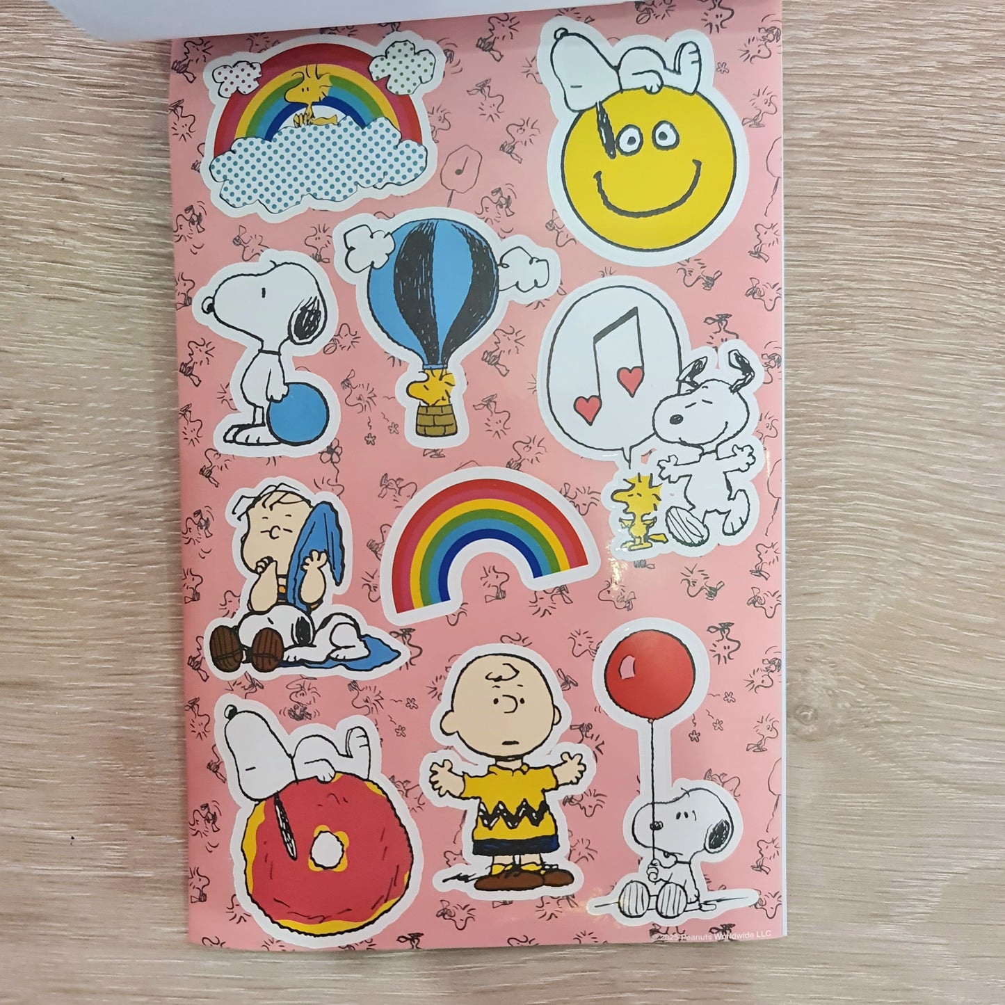 Block de stickers Snoopy