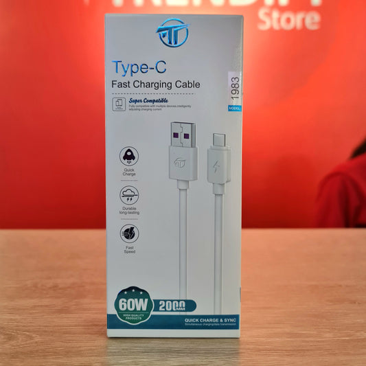 Cable para celular carga rápida tipo C a USB
