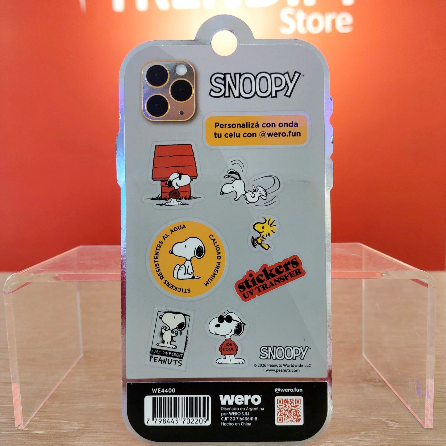 Stickers para celular Snoopy