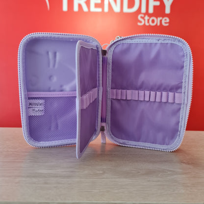 Estuche Pusheen doble cierre eva