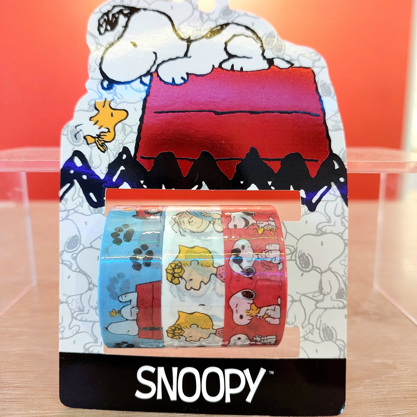 Set 3 Washi tape blister Snoopy